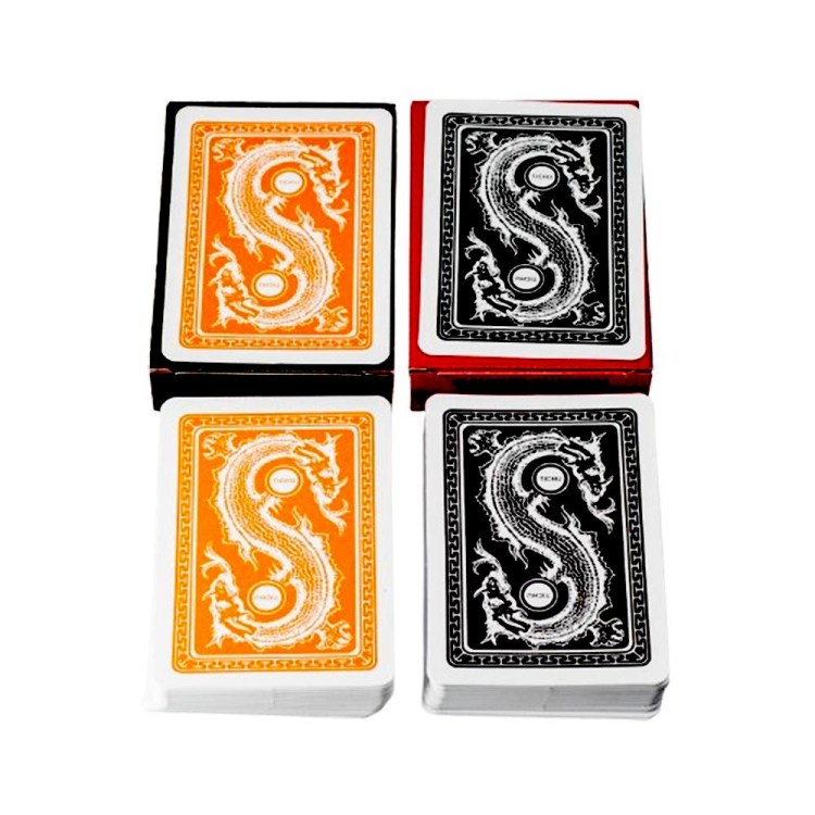 PLASTIC TICHU Playing cards red
